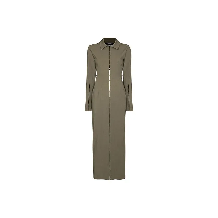 Jacquemus Long-Sleeved Dresses Women's Green-0