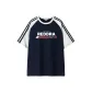 Navy Blue & Heather Gray