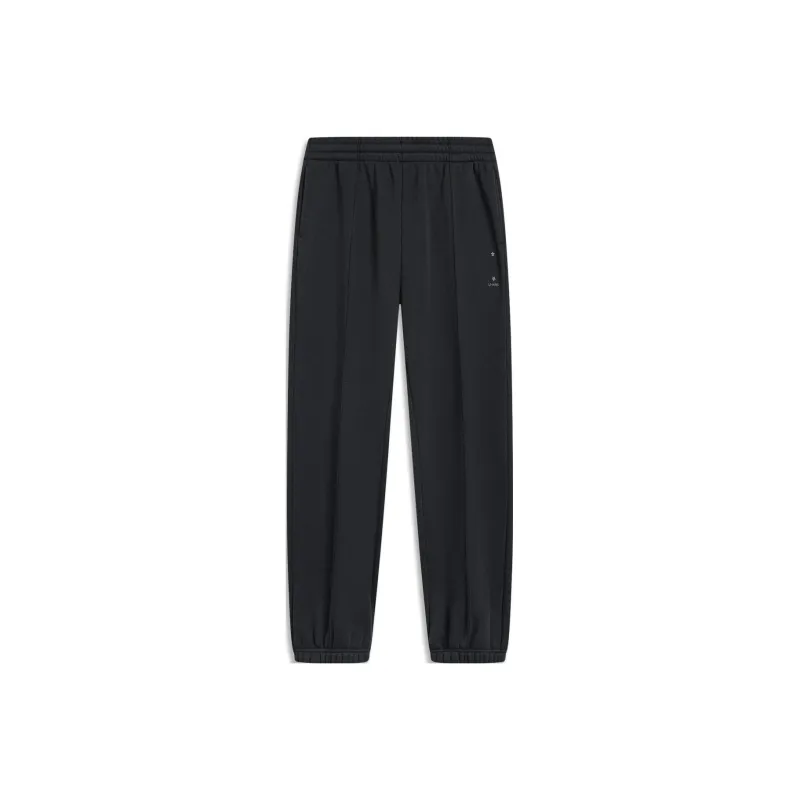 LiNing Chinese Culture Series Knitted Sports Pants Women's Black-0