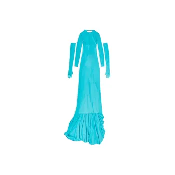 Balenciaga Swimsuit Gown 'Azure'