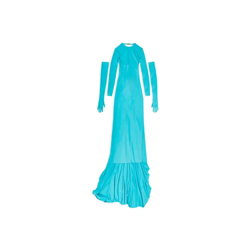 Balenciaga Swimsuit Gown 'Azure'-0