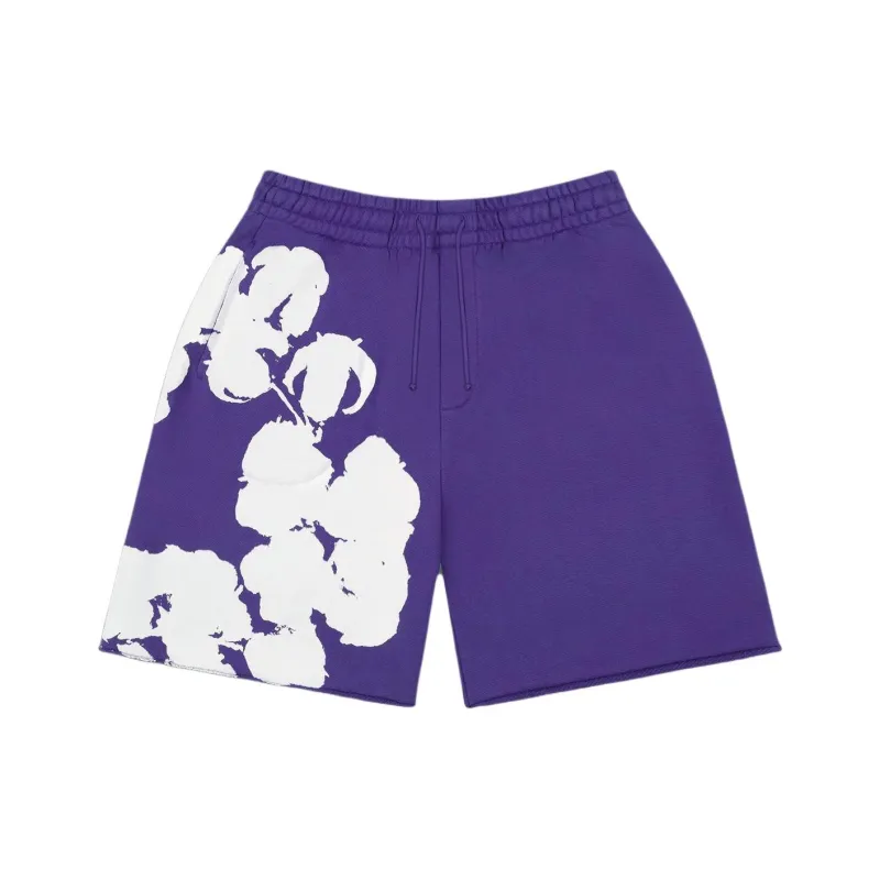 Denim Tears Big Cotton Wreath Sweat Shorts-0