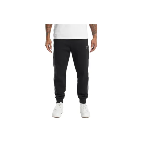 GYMSHARK Pique Knitted Sweatpants Men's Black