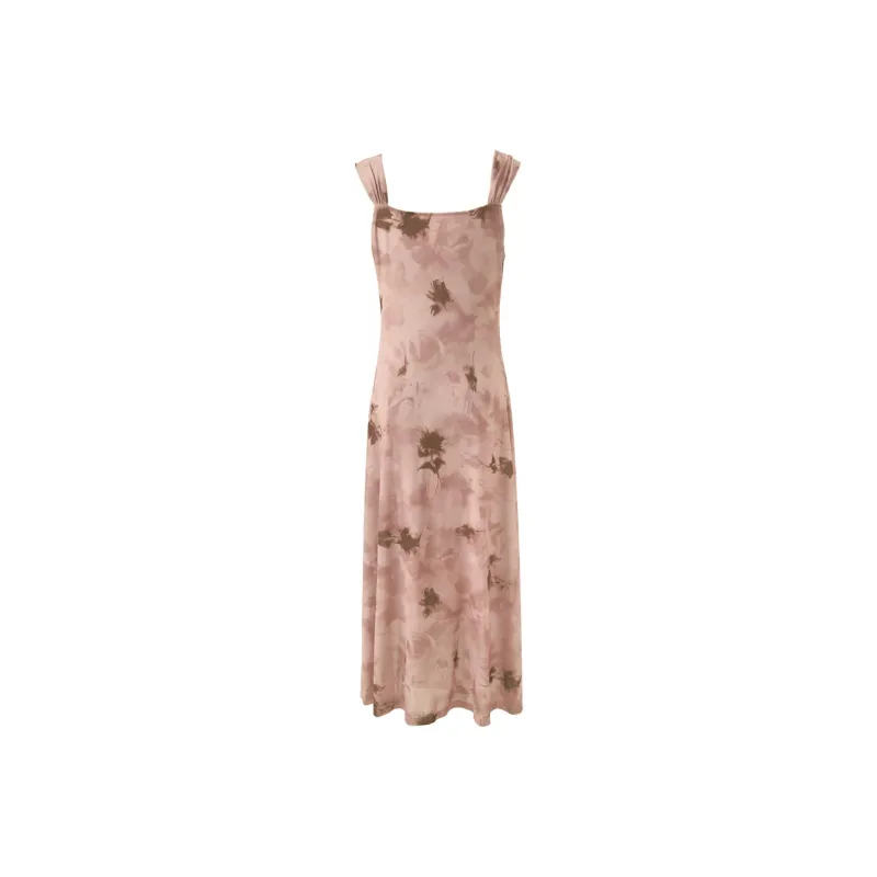 3COLOUR Slip Dress Women's Cinnamon Powders Floral-1
