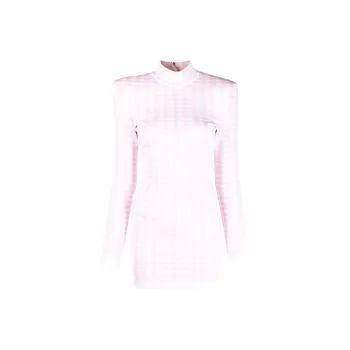 BALMAIN Long-Sleeved Dresses Women's Pink