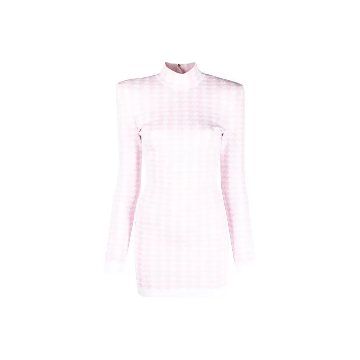 BALMAIN Long-Sleeved Dresses Women's Pink-0
