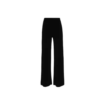 JOSEPH Grid Knitted Trousers