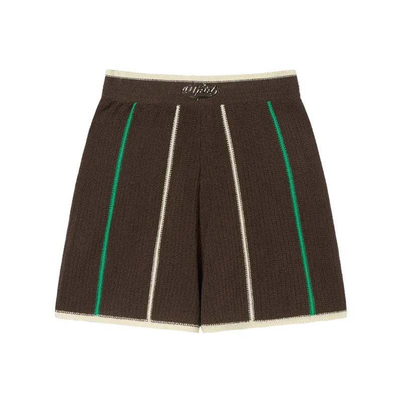 MEETLADY Casual Shorts Women's Coffee-0