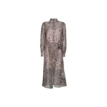 GUESS Long Sleeved Dress Women's Brown