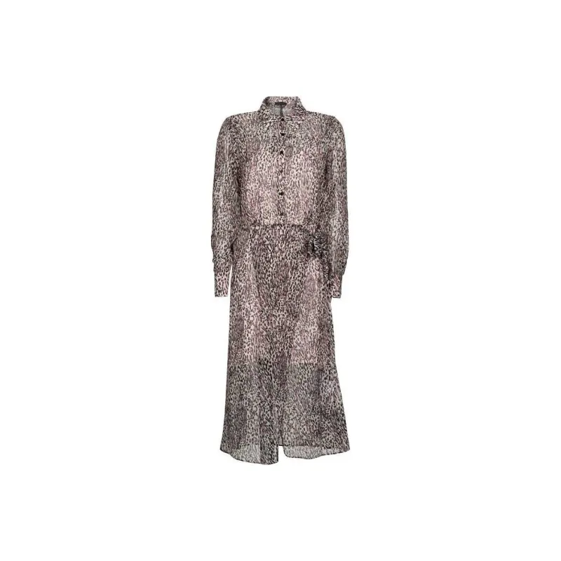 GUESS Long Sleeved Dress Women's Brown-0