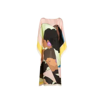FENDI Long-Sleeved Dresses Women's Black