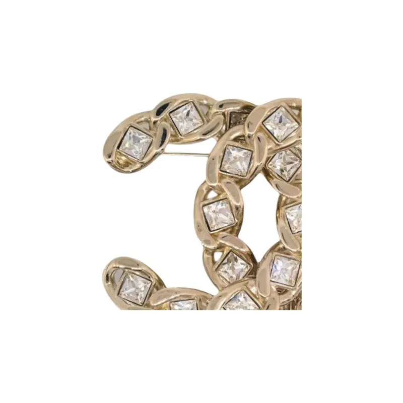 CHANEL 2019 CC logo Brooch-2