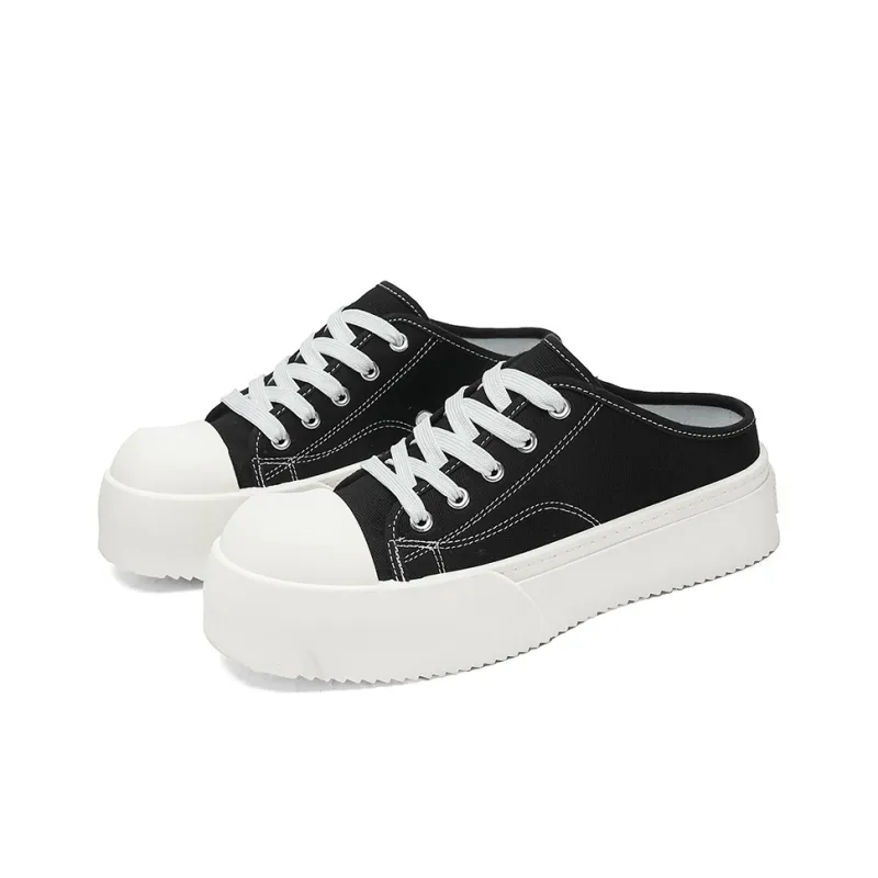 Magelly Anti Slip And Wear Resistant Height Increasing Low Top Casual Shoes Men's Black-2