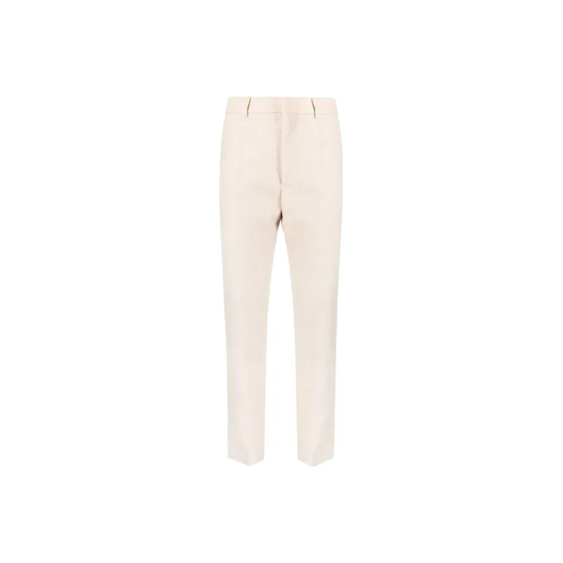 AMIPARIS Cropped Tailored Trousers-0