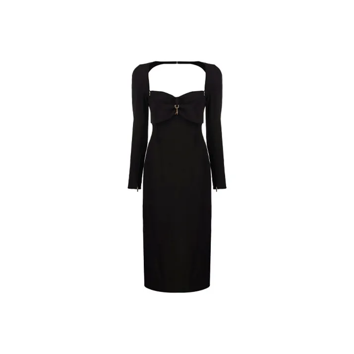 Jacquemus Long-Sleeved Dresses Women's Black-0