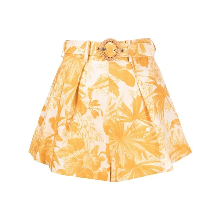 Zimmermann Casual Shorts Women's Yellow-0