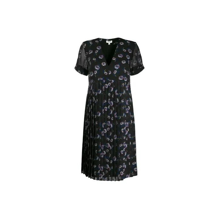 KENZO Short Sleeved Dresses Women's Black-0