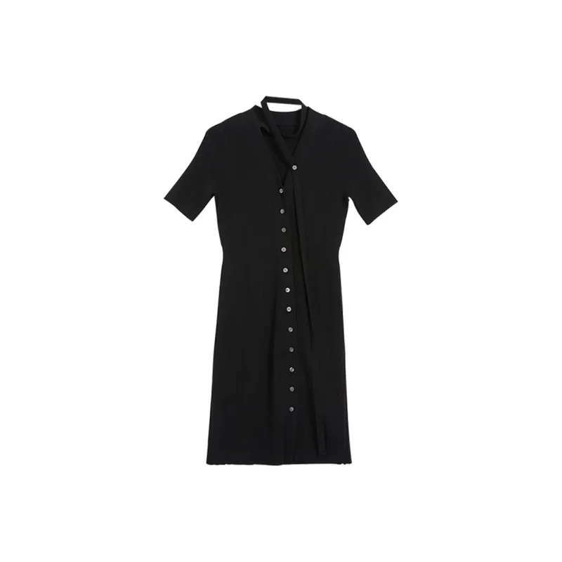 WESTLINK Short Sleeved Dresses Women's Black-0