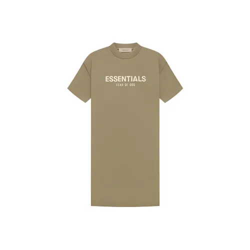 Fear Of God Essentials Women's T shirt Dress Oak