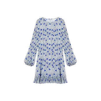 Maje Long-Sleeved Dresses Women's Blue
