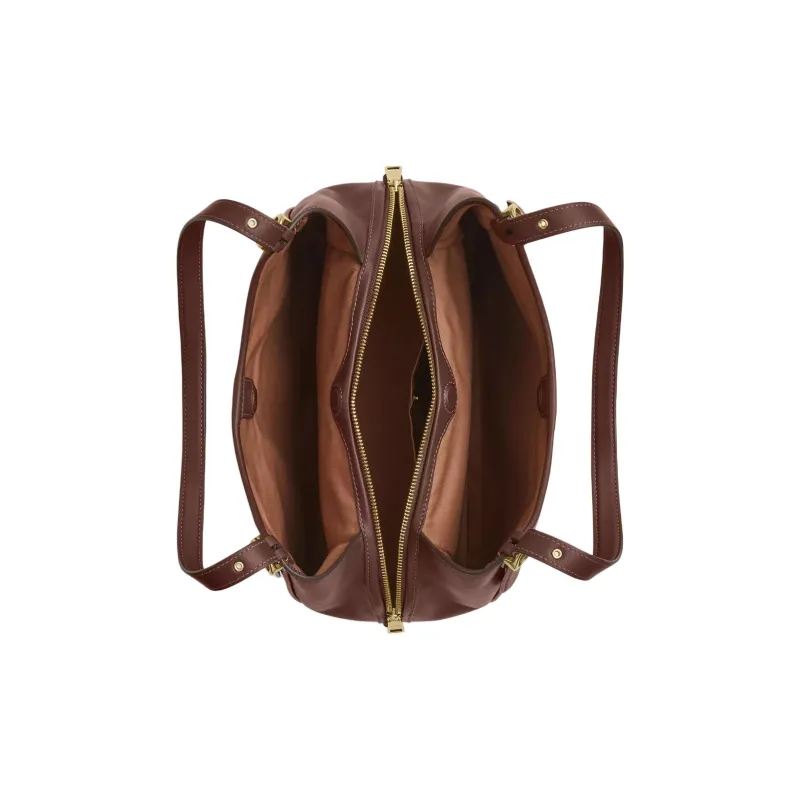 COACH Coated Canvas Shoulder Bag Regular Women's Gold & Tawny-2