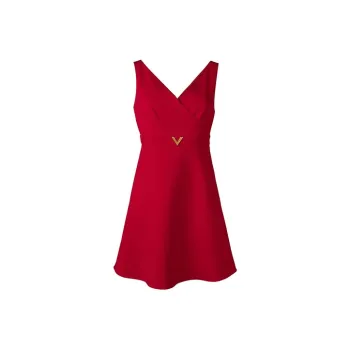 Valentino Sleeveless Dresses Women's Red