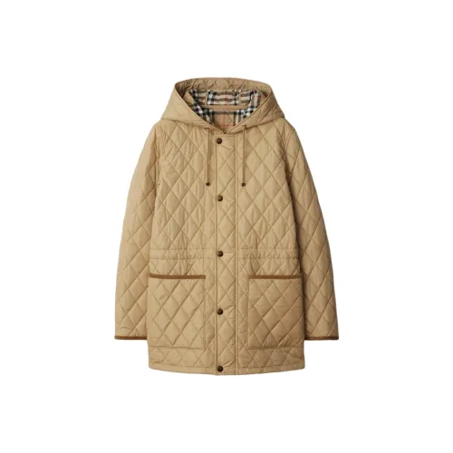 Burberry Devon Quilted Drawstring Hooded Parka