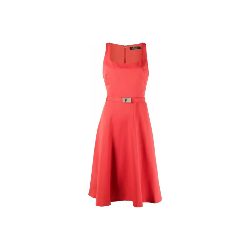 Polo Ralph Lauren Slip Dresses Women's Orange Red-0