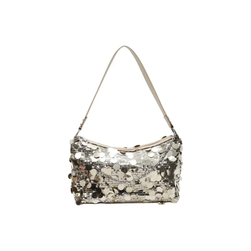 Versman Sequins Crossbody Bag, Shoulder Bag Women's Silver/Black/Gold-5