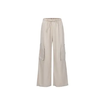 URBAN REVIVO Casual Pants Women's Light Khaki