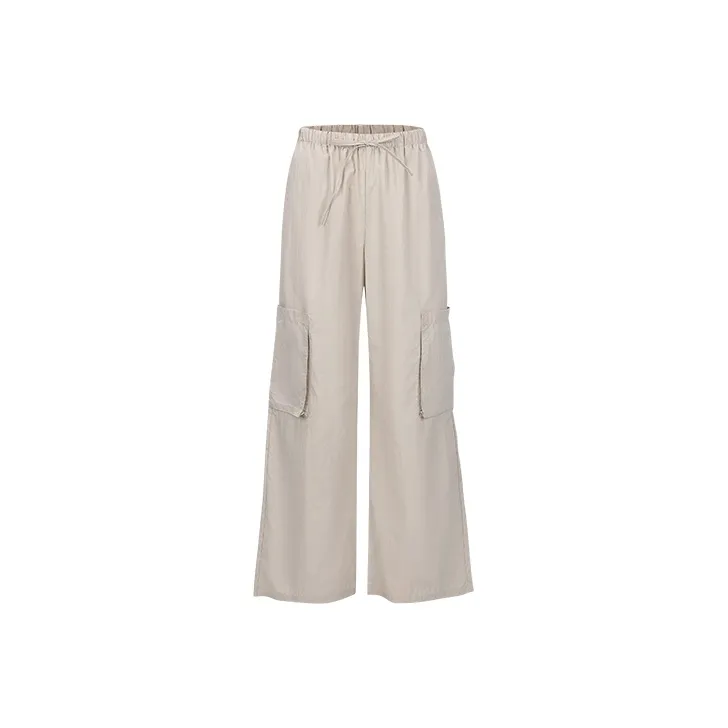 URBAN REVIVO Casual Pants Women's Light Khaki-0