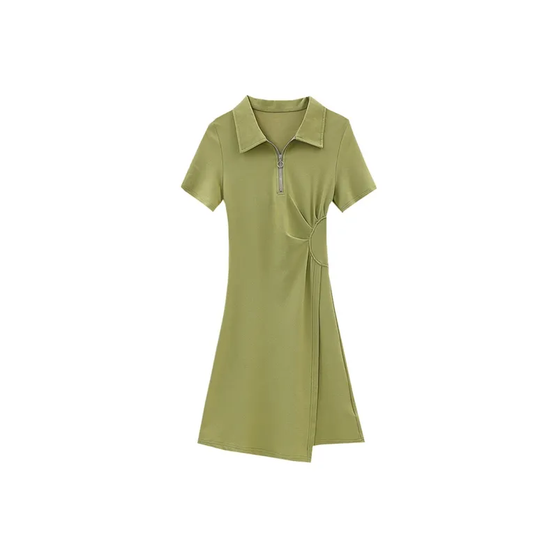 COVT Short Sleeved Dresses Women's Green-0