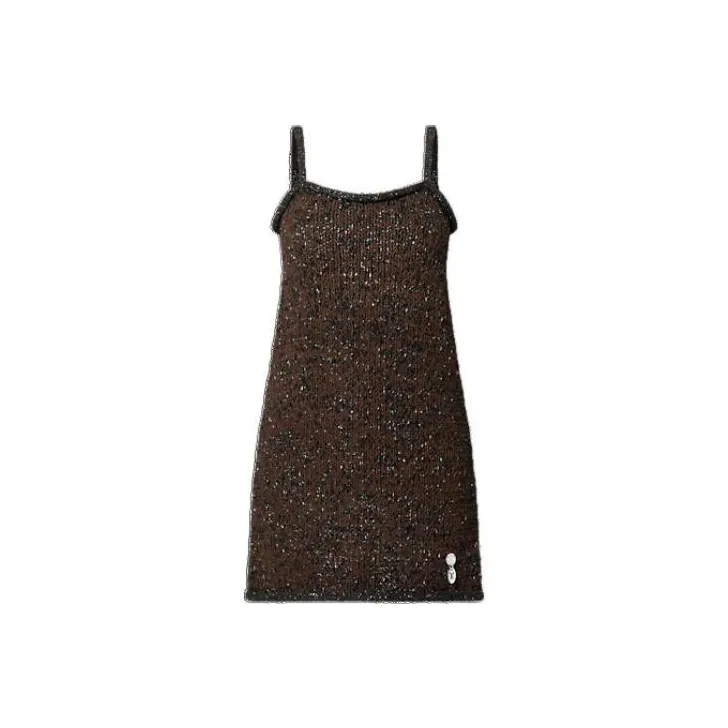 LOUIS VUITTON Glitter Knit Mini Dress-0