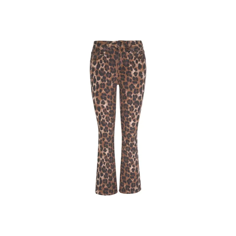 R13 Leopard print Jeans-0