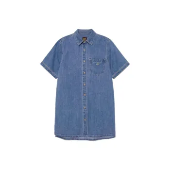 Lee Short Sleeved Dress Women's Deep Indigo