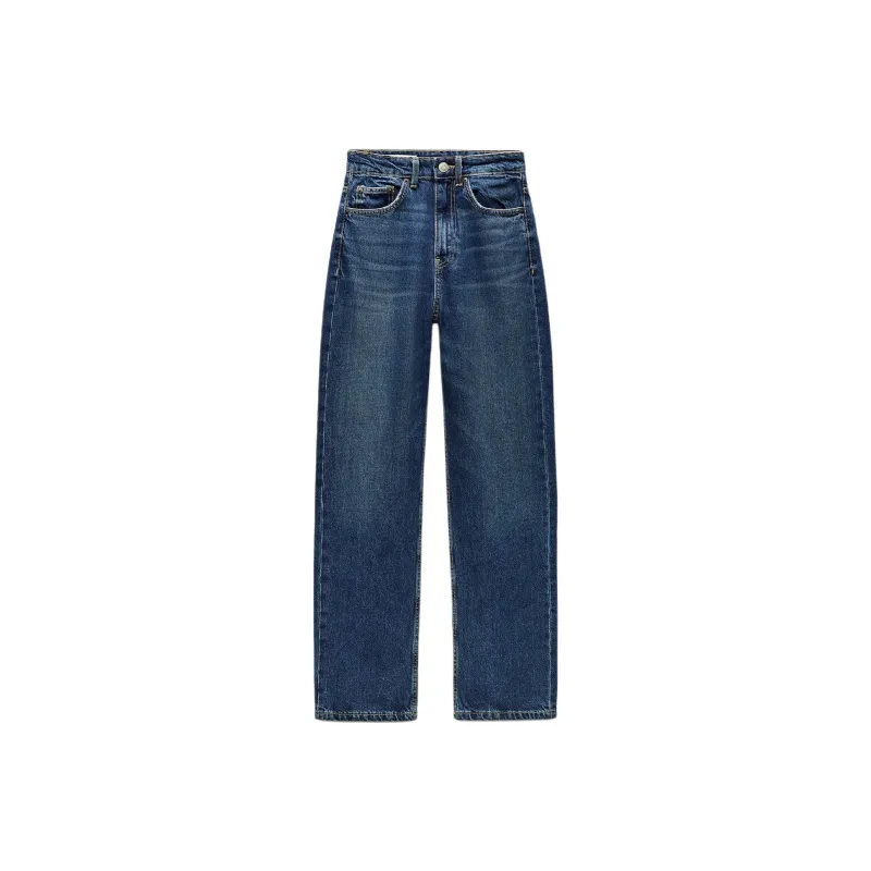 ZARA Trf Jeans Women's Sea Blue-0
