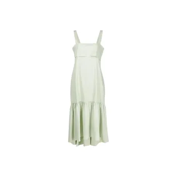 THEORY Slip Dresses Women's Light Green