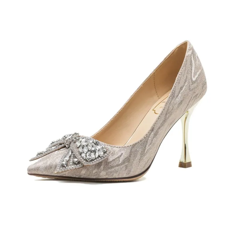 City Camel Slim Heel High Heels Women's-5