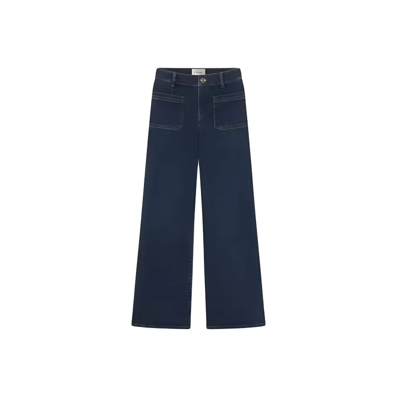 FRAME Le Slim Palazzo Jeans-0