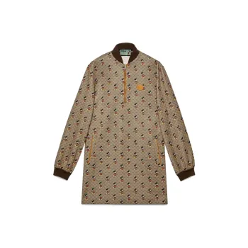 Disney X GUCCI Long-Sleeved Dresses Women's Brown