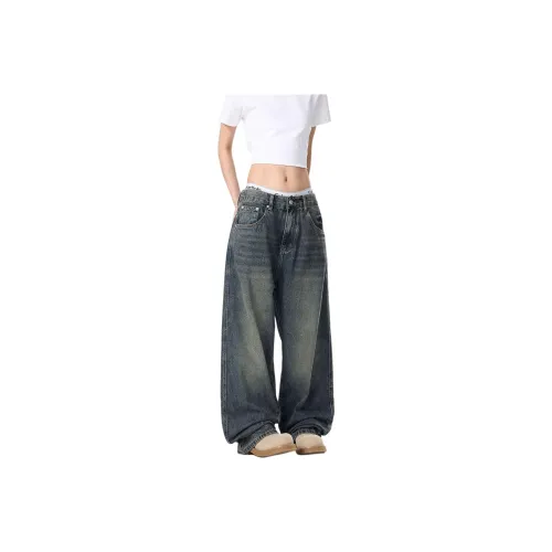 BENGEN Jeans Unisex Washed Color