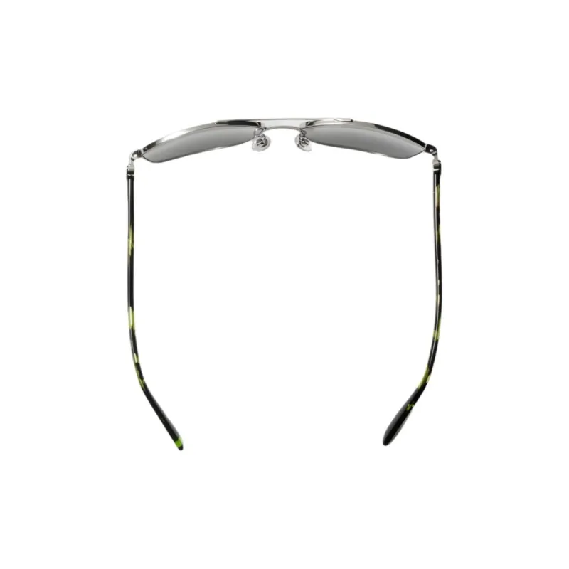 Burberry Metal Rectangular Sunglasses Women's Silver-1