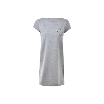 MOSCHINO Short Sleeved Dresses Women's Gray
