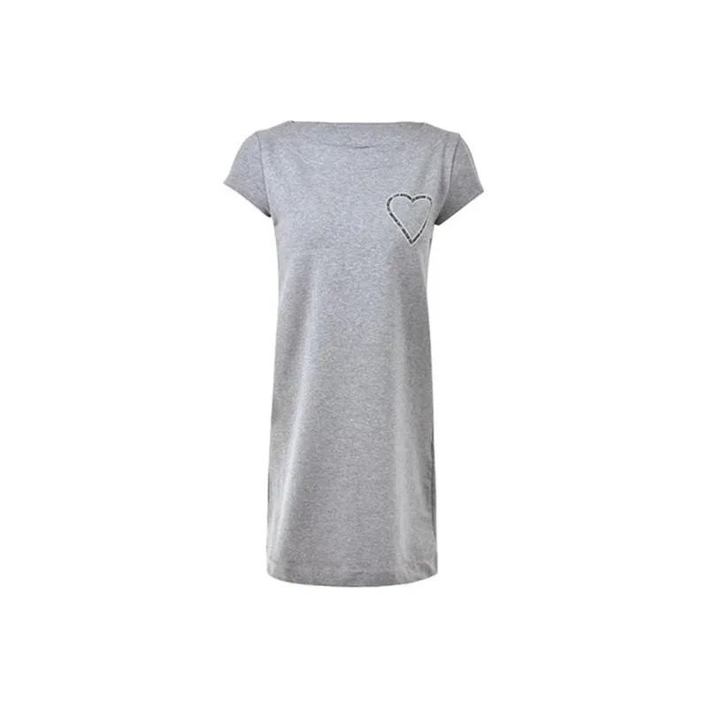 MOSCHINO Short Sleeved Dresses Women's Gray-0