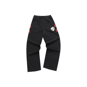 FILA FUSION x FACETASM Knitted Sweatpants Women's Elegant Black