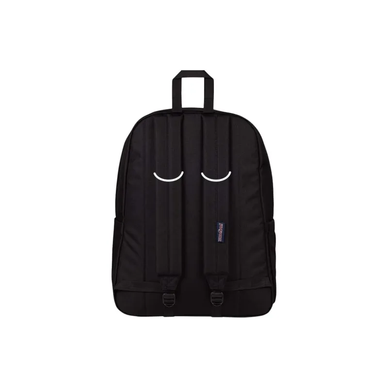 JanSport Polyester Backpack Medium Size Unisex Black-1