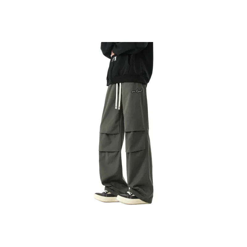 ST&SAT Casual Pants Unisex Army Green-0