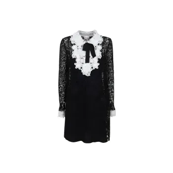 RED VALENTINO Long Sleeved Dresses Women's Black