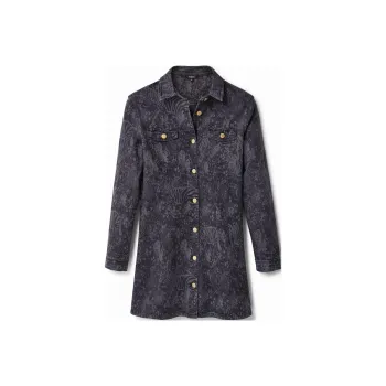Desigual Long Sleeved Dress Women's Dark Gray