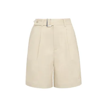 LI NING 1990 LADY L Series Casual Shorts Women's Light Milk Umber